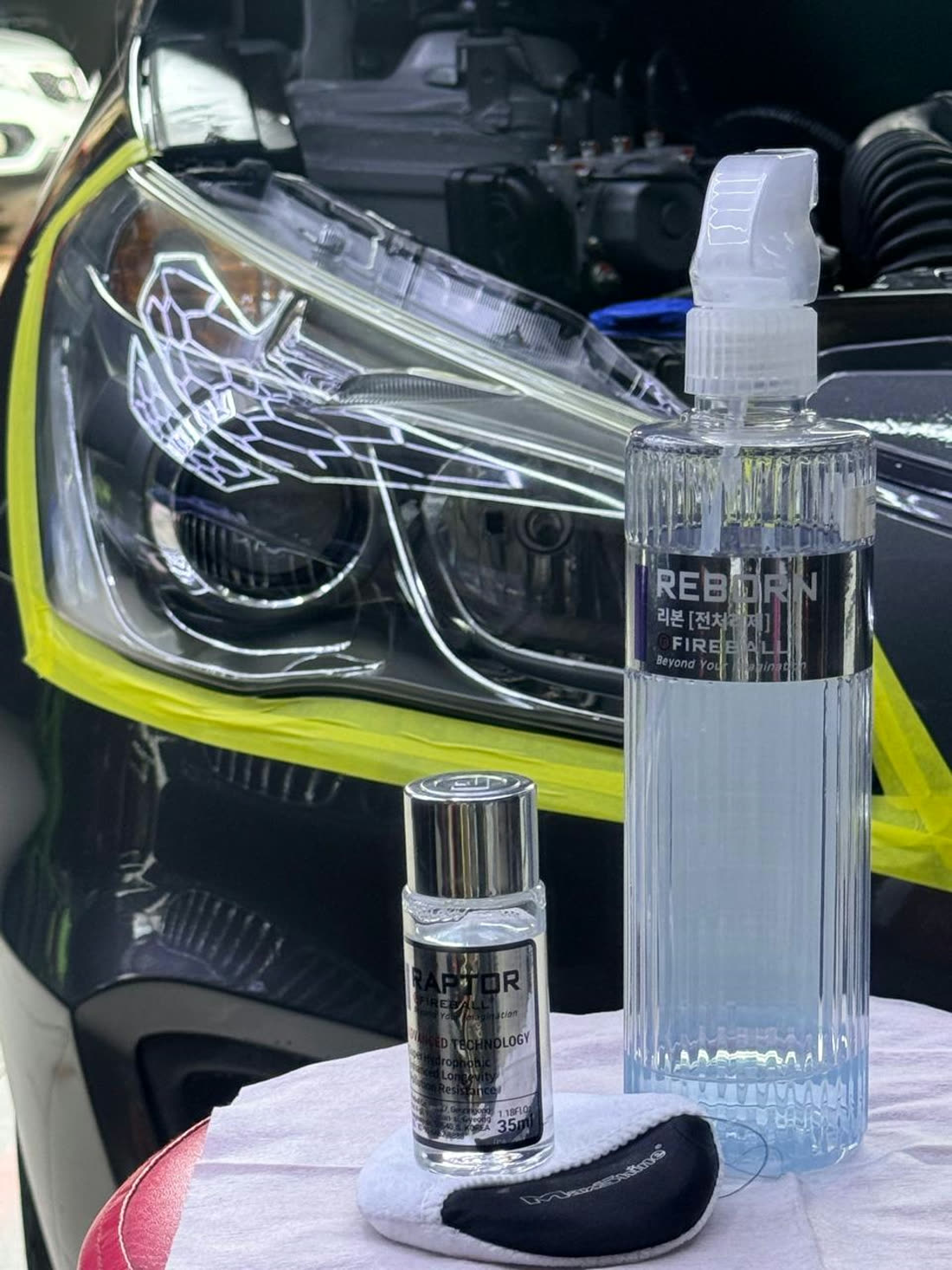 Restauración y pulido de focos opacos — Lobito Auto Detailing